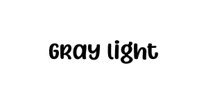 Gray Light Font