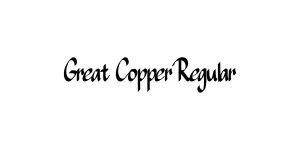 Great Copper Regular Font