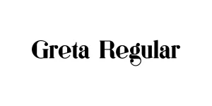 Greta Regular Font