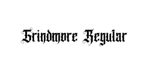Grindmore Regular Font