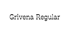 Grivena Regular Font