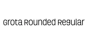 Grota Rounded Regular Font