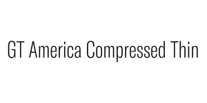 GT America Compressed Thin Font