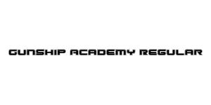 Gunship Academy Regular Font