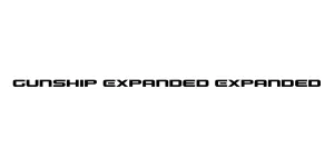 Gunship Expanded Expanded Font