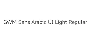 GWM Sans Arabic UI Light Regular Font