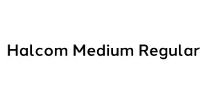 Halcom Medium Regular Font