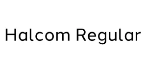 Halcom Regular Font
