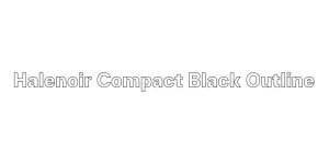 Halenoir Compact Black Outline Font
