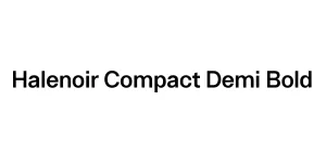 Halenoir Compact Demi Bold Font