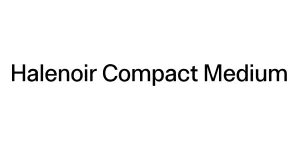 Halenoir Compact Medium Font