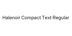 Halenoir Compact Text Regular Font
