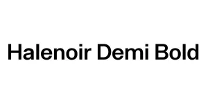 Halenoir Demi Bold Font