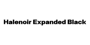 Halenoir Expanded Black Font
