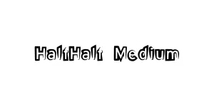 HalfHalf Medium Font