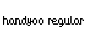 Handy00 Regular Font