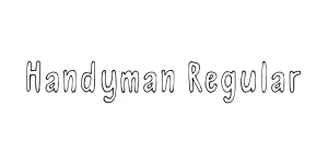 Handyman Regular Font