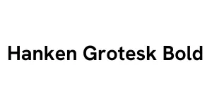 Hanken Grotesk Bold Font