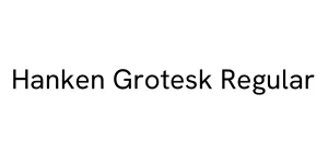 Hanken Grotesk Regular Font