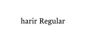 harir Regular Font