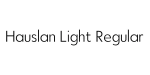 Hauslan Light Regular Font