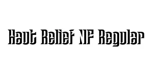 Haut Relief NF Regular Font