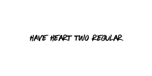 Have Heart Two Regular Font