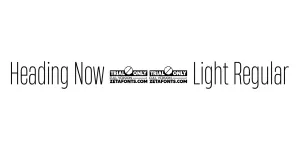Heading Now 32 Light Regular Font