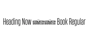 Heading Now 33 Book Regular Font