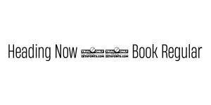Heading Now 43 Book Regular Font