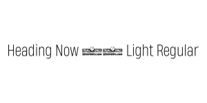 Heading Now 52 Light Regular Font