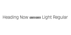 Heading Now 62 Light Regular Font