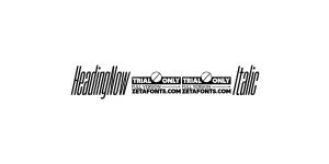 HeadingNow 04 Italic Font