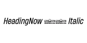 HeadingNow 54 Italic Font