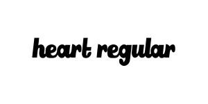 Heart Regular Font