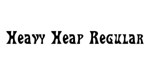 Heavy Heap Regular Font