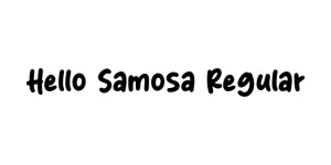 Hello Samosa Regular Font