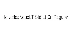 HelveticaNeueLT Std Lt Cn Regular Font