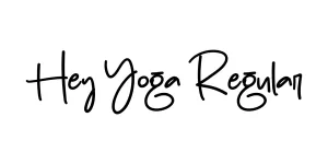 Hey Yoga Regular Font