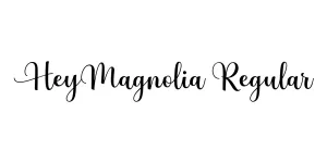 HeyMagnolia Regular Font