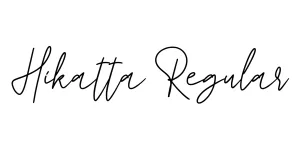 Hikatta Regular Font