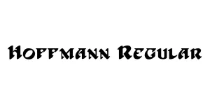 Hoffmann Regular Font