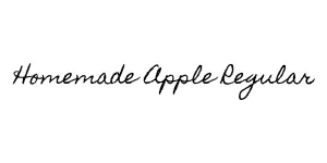 Homemade Apple Regular Font
