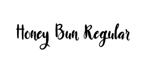Honey Bun Regular Font