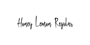 Honey Lemon Regular Font