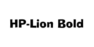 HP-Lion Bold Font