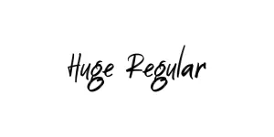 Huge Regular Font