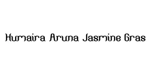 Humaira Aruna Jasmine Gras Font