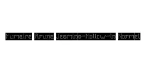 Humaira Aruna Jasmine-Hollow-In Normal Font