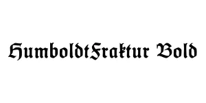 HumboldtFraktur Bold Font
